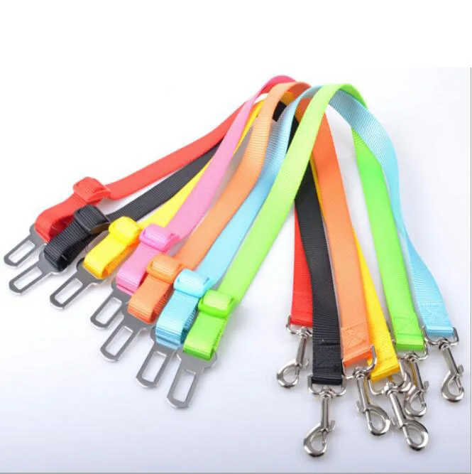 

Dogs Cats Car Safety Belt Adjustable Belt Harness Pet Dog Magic Clip Harness Puppy Collar Leash Pets Supplies Dog Accessories