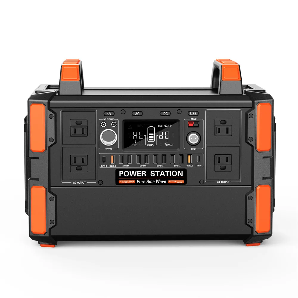 

Portable emergence Solar Power station Back Generator 1048 W 300 w solar energy generator 110V Output Power Supply for home car