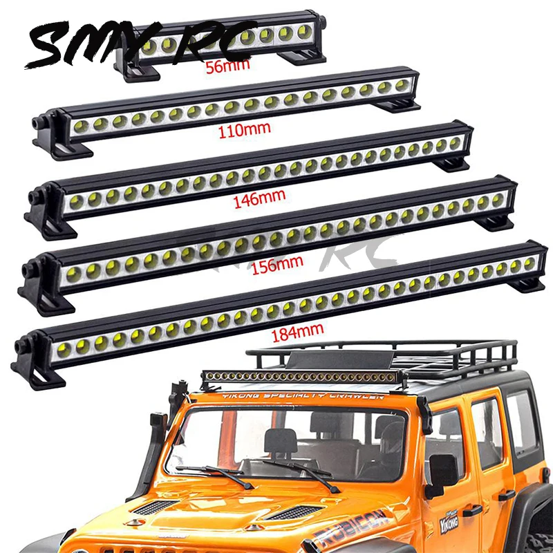 

Super Bright LED Light Bar RC Car Roof Lamp for 1/10 RC Crawler Axial Capra SCX10 II 90046 RGT EX86100 TRX6 trx-4 D90