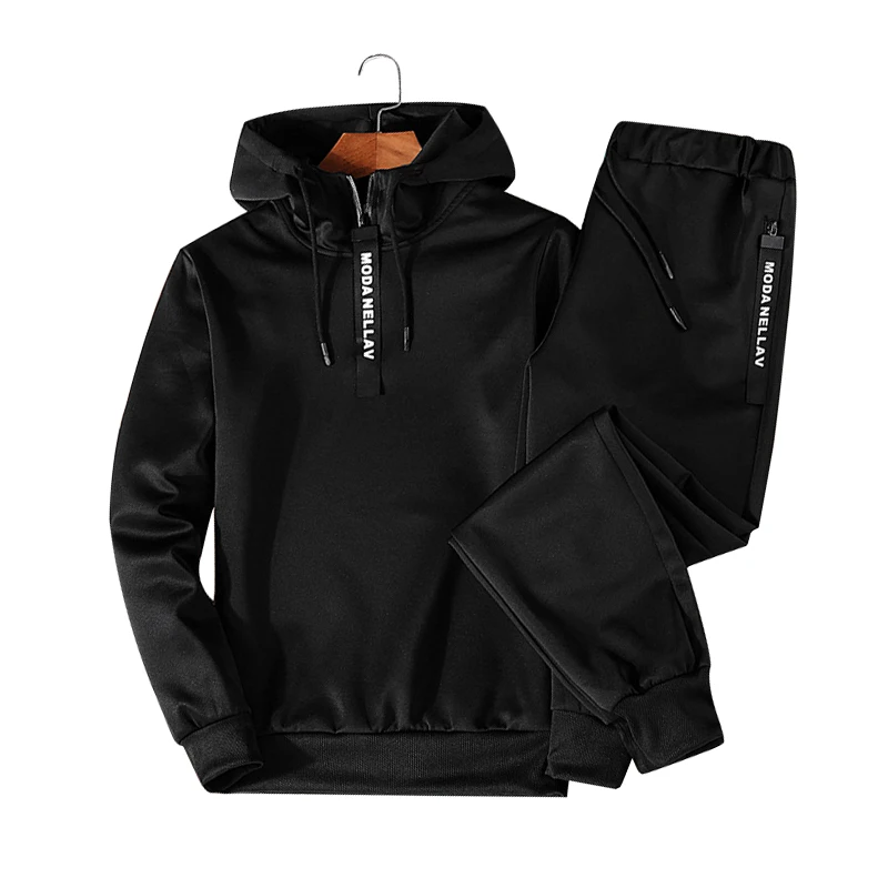 

New Men's Sportswear Sets 2022 Casual Tracksuit Men 2 Pieces Sweatshirt + Sweatpants Set Male Hoodie Sets Outwear Men Outfit Set