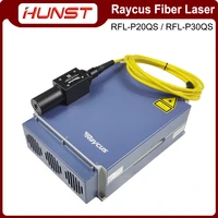 hunst raycus 20w 30w q switched pulse fiber laser source rfl p20qs rfl p30qs for wavelength 1064nm marking and engraving machine