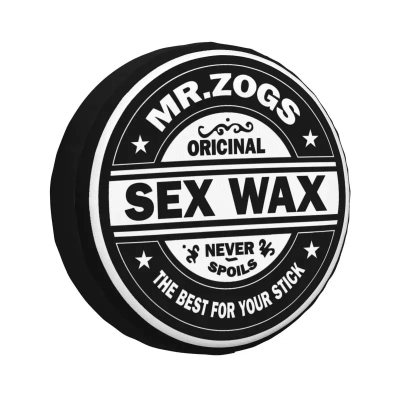 

Mr Zogs Surfing Sex Wax Spare Tire Cover for Mitsubishi Pajero Jeep RV SUV 4WD 4x4 Surfing Surf Gift Car Wheel Protector Covers