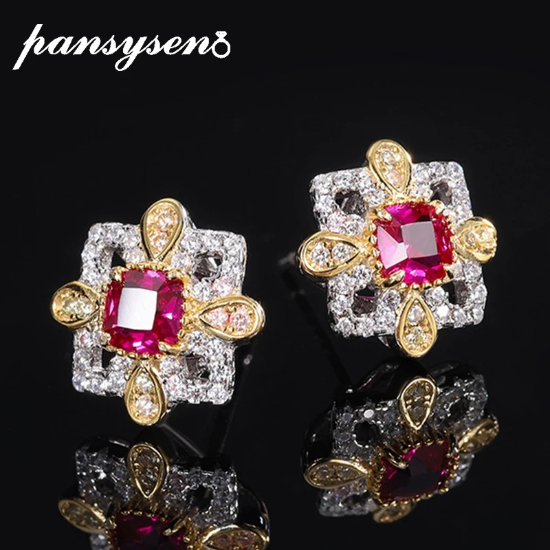 

Женские серьги-гвоздики из серебра 100% пробы, 4 х4 мм