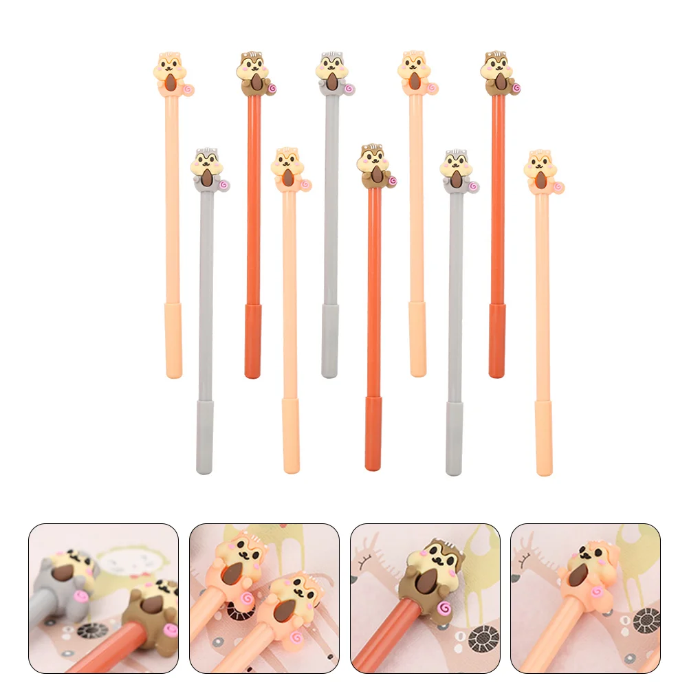 

10 Pcs Student Adorable Gel Pen Gel Ink Pen Roller Pen For Office Student Gel Pen for Students School
