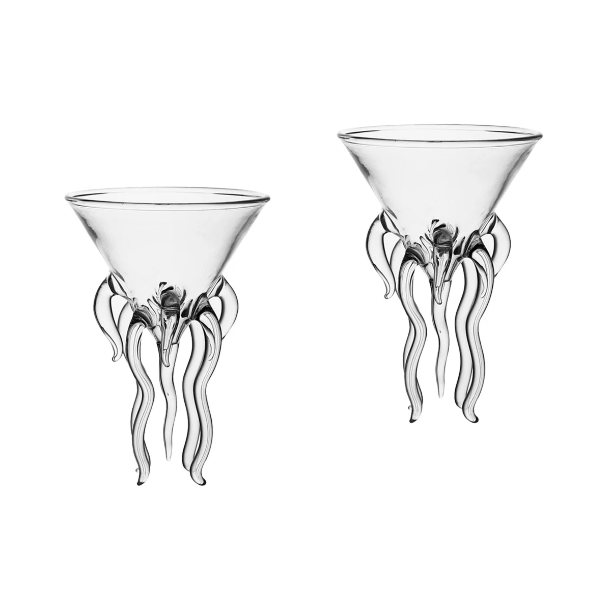 

Glasses Glasscup Drinking Clear Cocktail Goblet Champagne Creative Whiskey Martini Mug Stem Set Octopusred Goblets Transparent