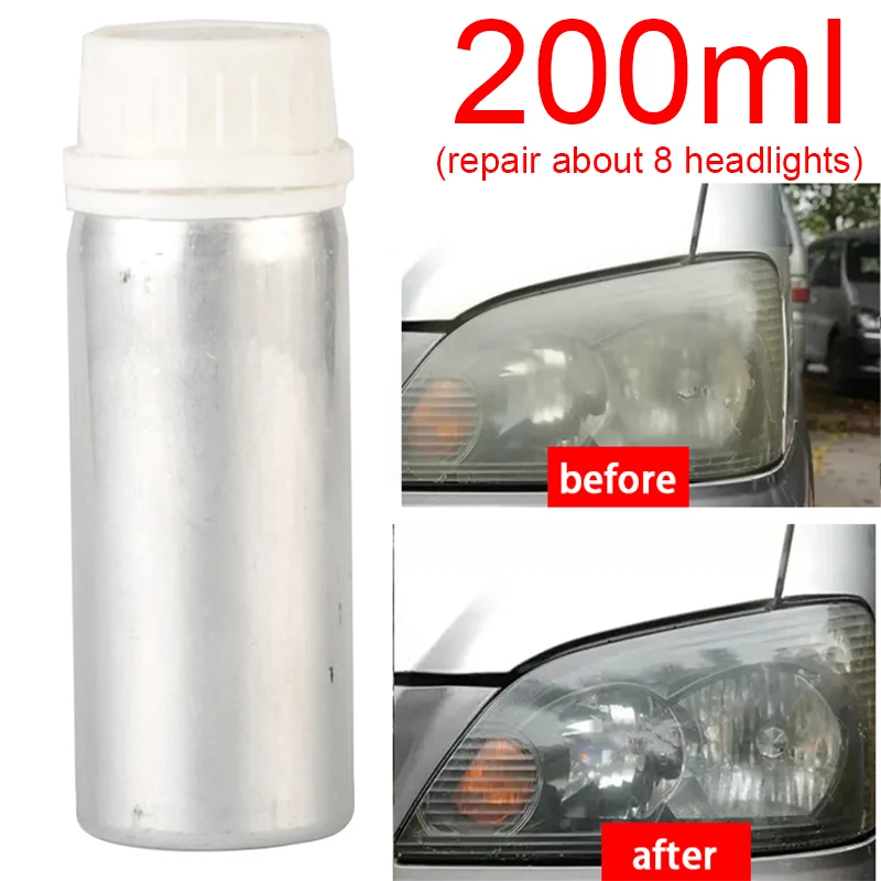 

200ml Car Headlight Restoration Renovation Blue Ice Liquid Scratch Vague Yellow Headlight Assembly Repair Refurbished Agent