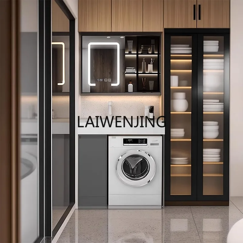 Встроенный шкаф для стиральной машины SGF ванная комната керамический бесшовный