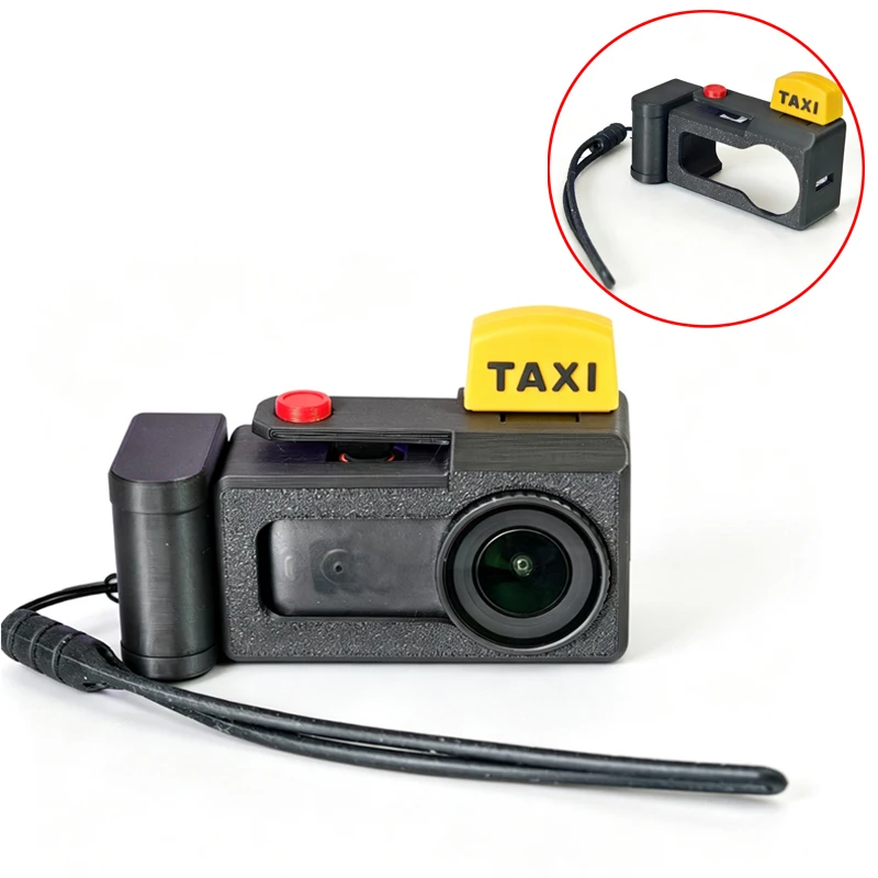 Фото Защитный чехол для экшн-камеры DJI Osmo Nano, 1 шт., креативный дизайн для уличной съемки, защитная рамка с кнопкой спуска затвора/крышкой горячего башмака №1