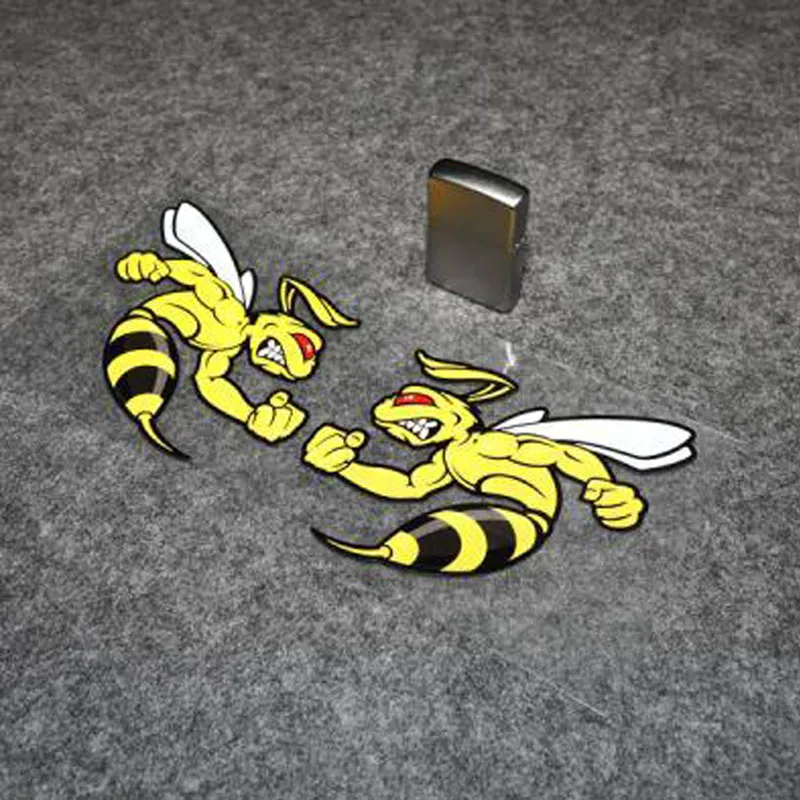 2 шт. моды Piaggio наклейки &quotПчела&quot светоотражающий для мотокросса на гоночные