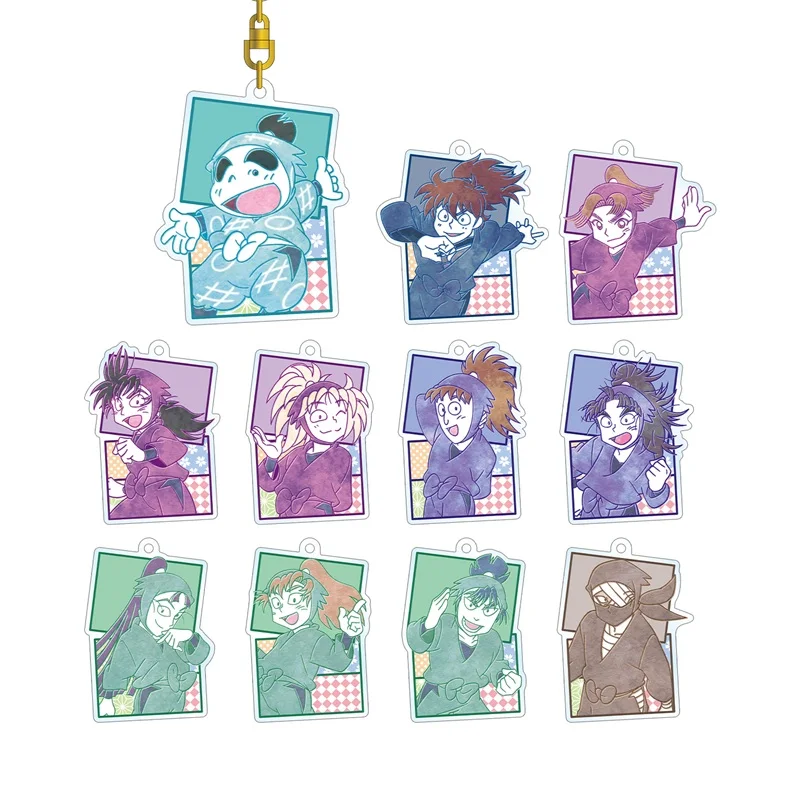 Фото Игра Inadera Rantaro Settsu no Kirimaru Ayabe Kihachiro Fukutomi Shinbei брелок кукла аниме акриловый брелок кулон для подарка №1