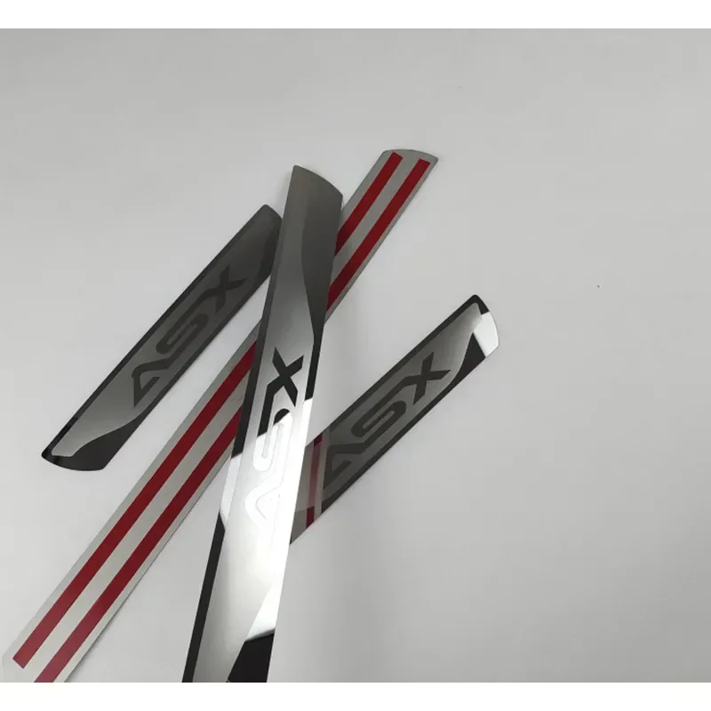 Автомобильная наклейка для Mitsubishi ASX накладка на порог защитная пластина