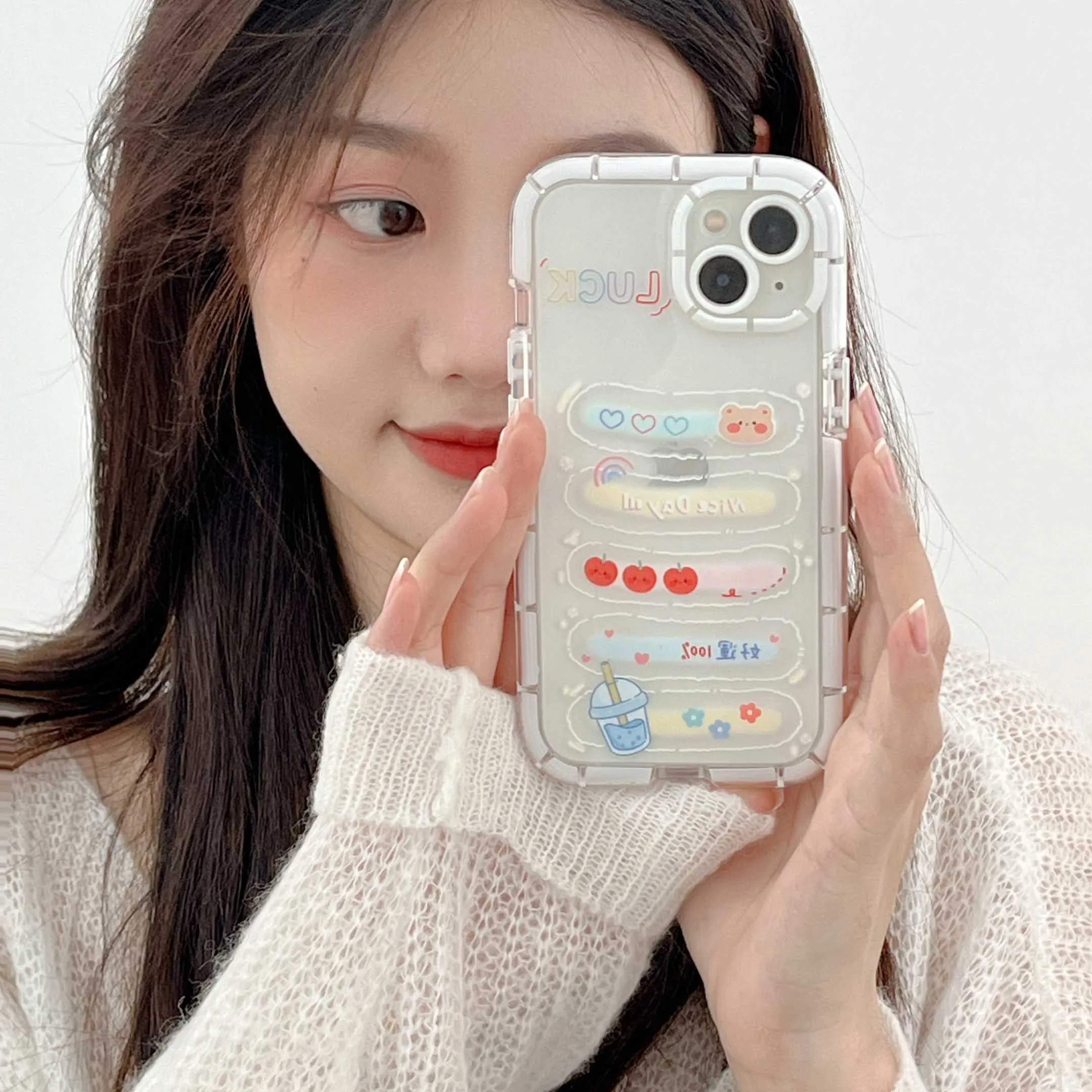 

Lovely Bear Soft Bumper Protection Phone Case For Iphone 11 12 13 Pro Max XR X XS XSMAX 12Pro Cover Shockproof Coque