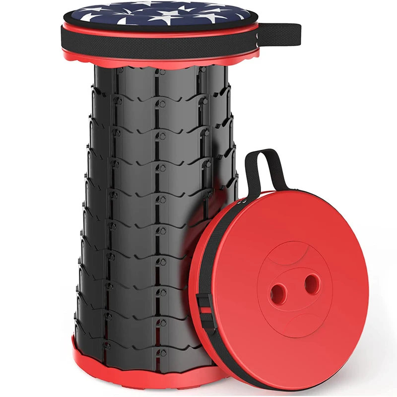 Выдвижной складной стул для кемпинга рыбалки регулируемый по высоте-портативный