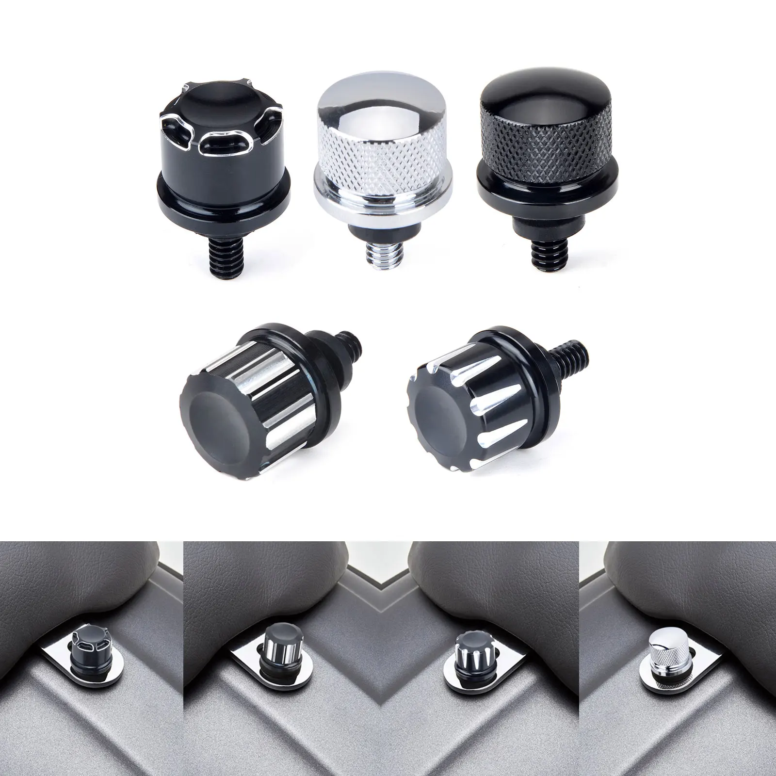 1 шт. M6 аксессуары для мотоциклов ЧПУ болты из алюминиевого сплава сиденья