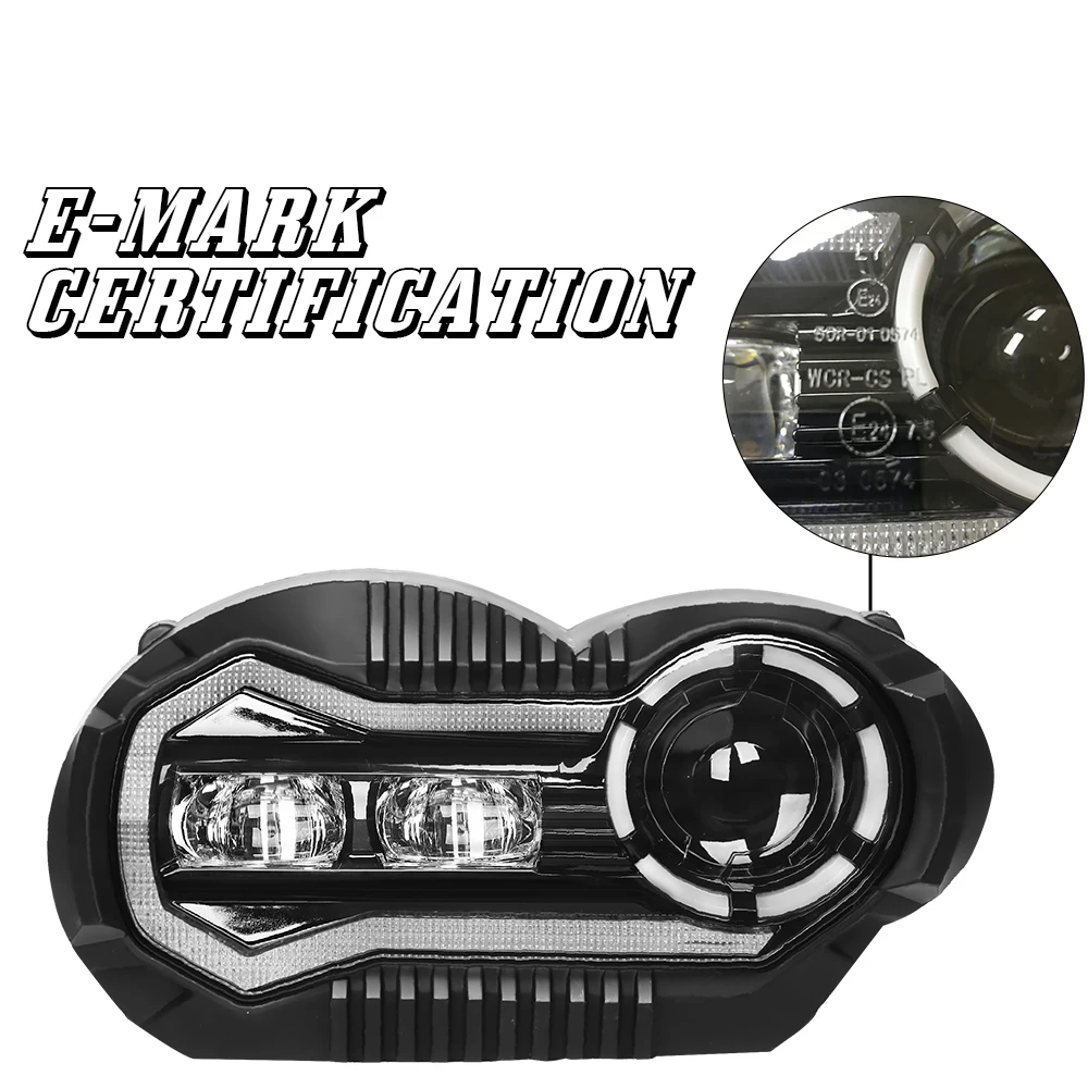 

E24-mark LED Headlights For BMW R1200GS 2004-2013 LC R 1200GS ADV Adventure R 1200 Complete LED Projector Headlight Assembly