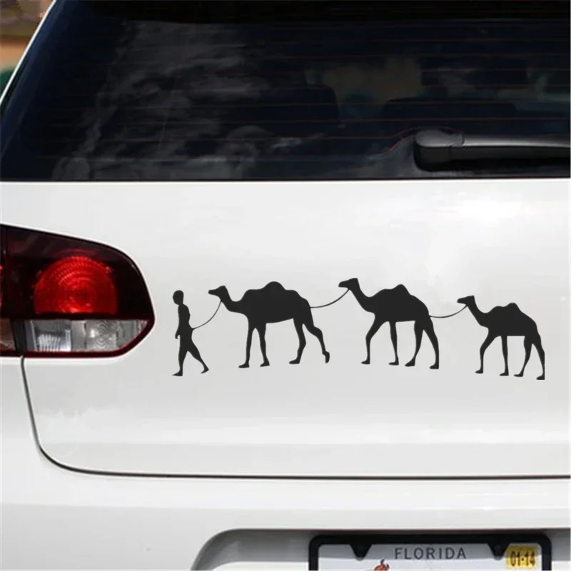 

Забавная наклейка на автомобиль Camel Caravan, водонепроницаемая наклейка на автомобиль, виниловые наклейки на автомобиль, грузовик, бампер, заднее окно, ноутбук