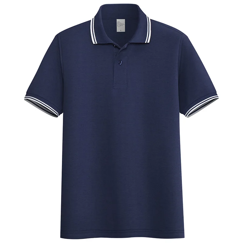 

2022 New Summer Men's Short Sleeve POLO Shirt Couples Lapel Korean Loose Fit