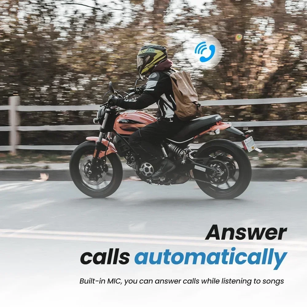 BT17 Беспроводная гарнитура для мотоциклетного шлема Комплект громкой связи