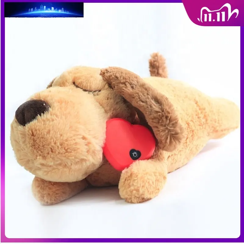 

Cute Puppy Toy Plush Pet Cozy Snuggle Anxiety Relief Sleep Aid Plush Doll Durable Drop Shipping Stitch Plush Lovely Plush Doll