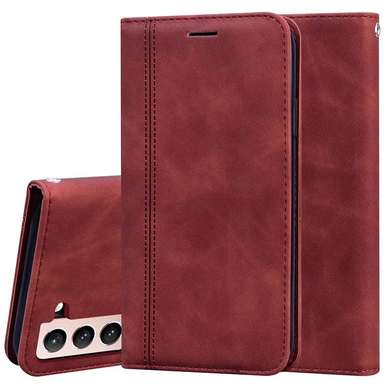 

Busiess Leather Case For Samsung Galaxy S22 Plus Wallet Cover For Samsung Galaxy S21 Plus Phone Coque For Samsung S21+ S22+ Etui