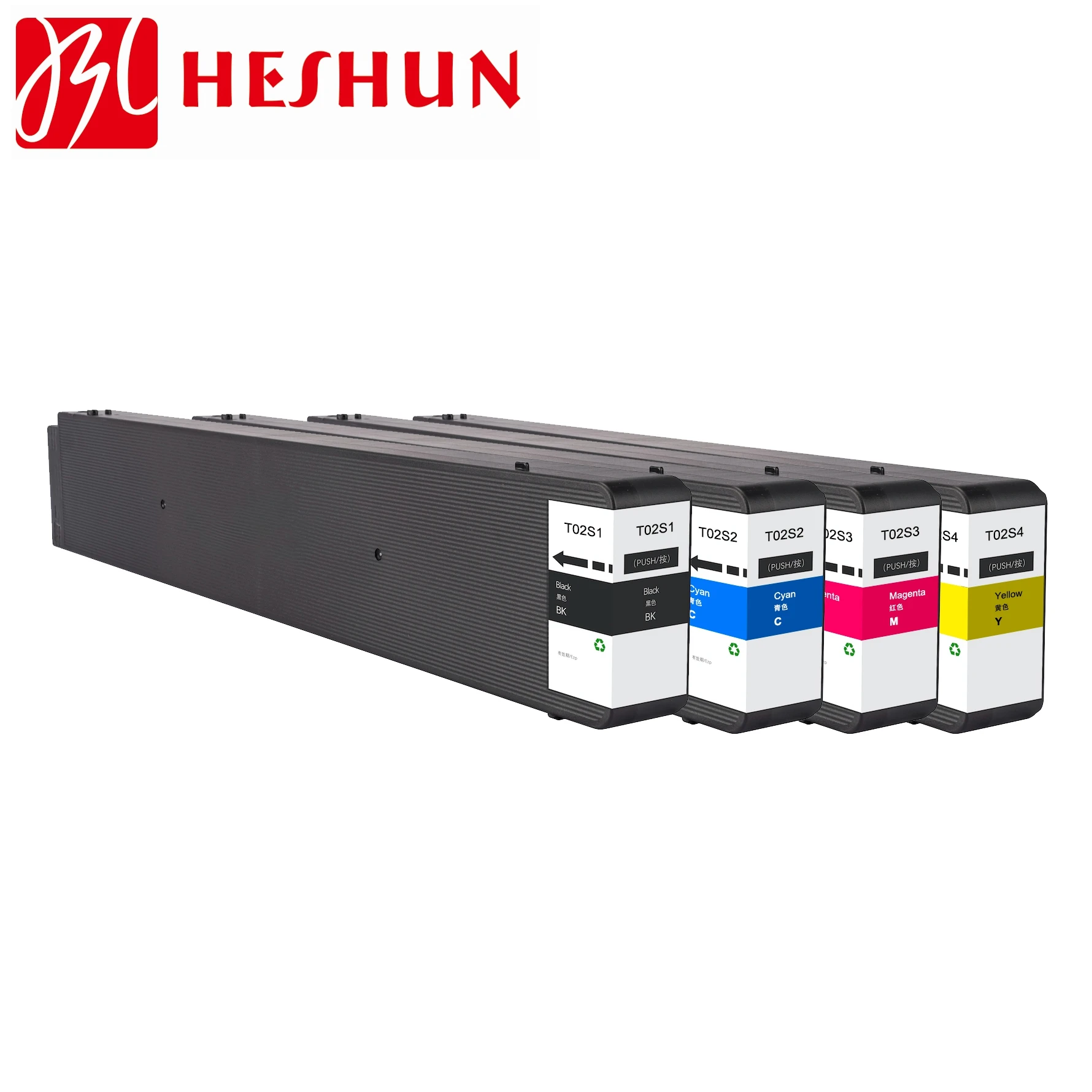 Heshun Новый чернильный картридж для фотографий/C20750c T02S1 T02S2 T02S3 T02S4 Совместимый