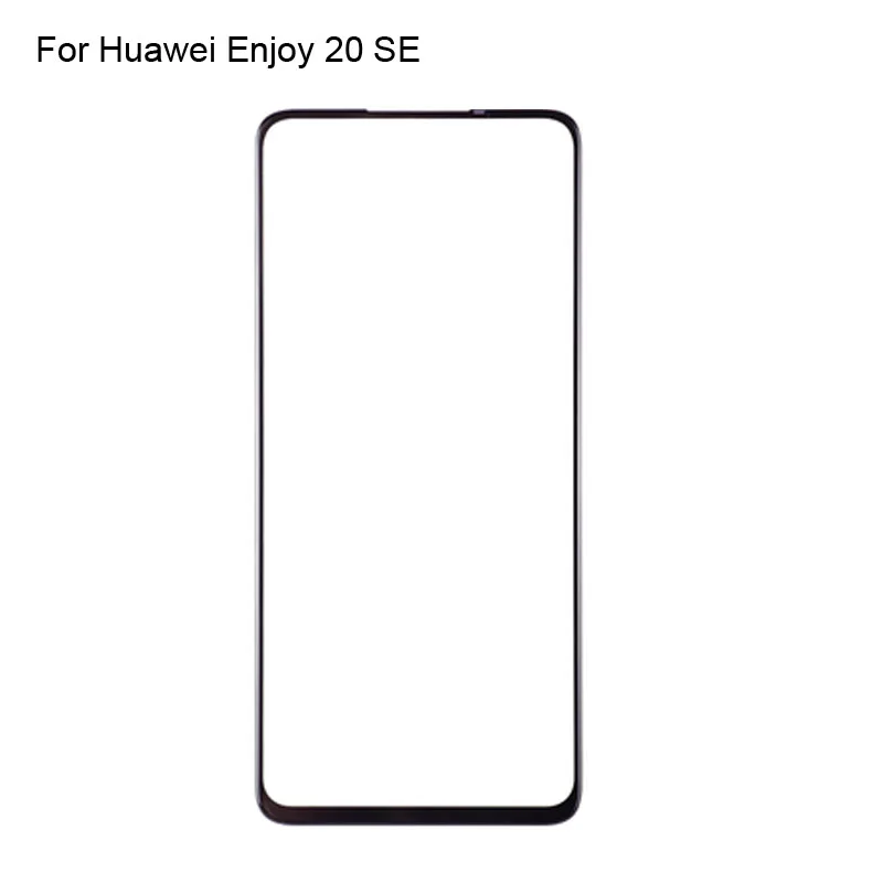 

2pcs For Huawei Enjoy 20 SE Outer Glass Lens For Enjoy20 SE Touchscreen Touch screen Outer Screen Glass Cover without flex