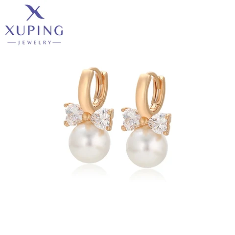 Ювелирные изделия Xuping, имитация жемчуга из медного сплава, Женская драгоценность, подарок X000881123