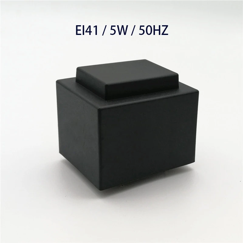 EI41 5 Вт 6VA AC 50 Гц 220 В AC 9 в 12 В мини герметичный штекер для печатной платы 4P 2 + 2-контактный изоляционный силовой сварочный Инкапсулированный трансформатор