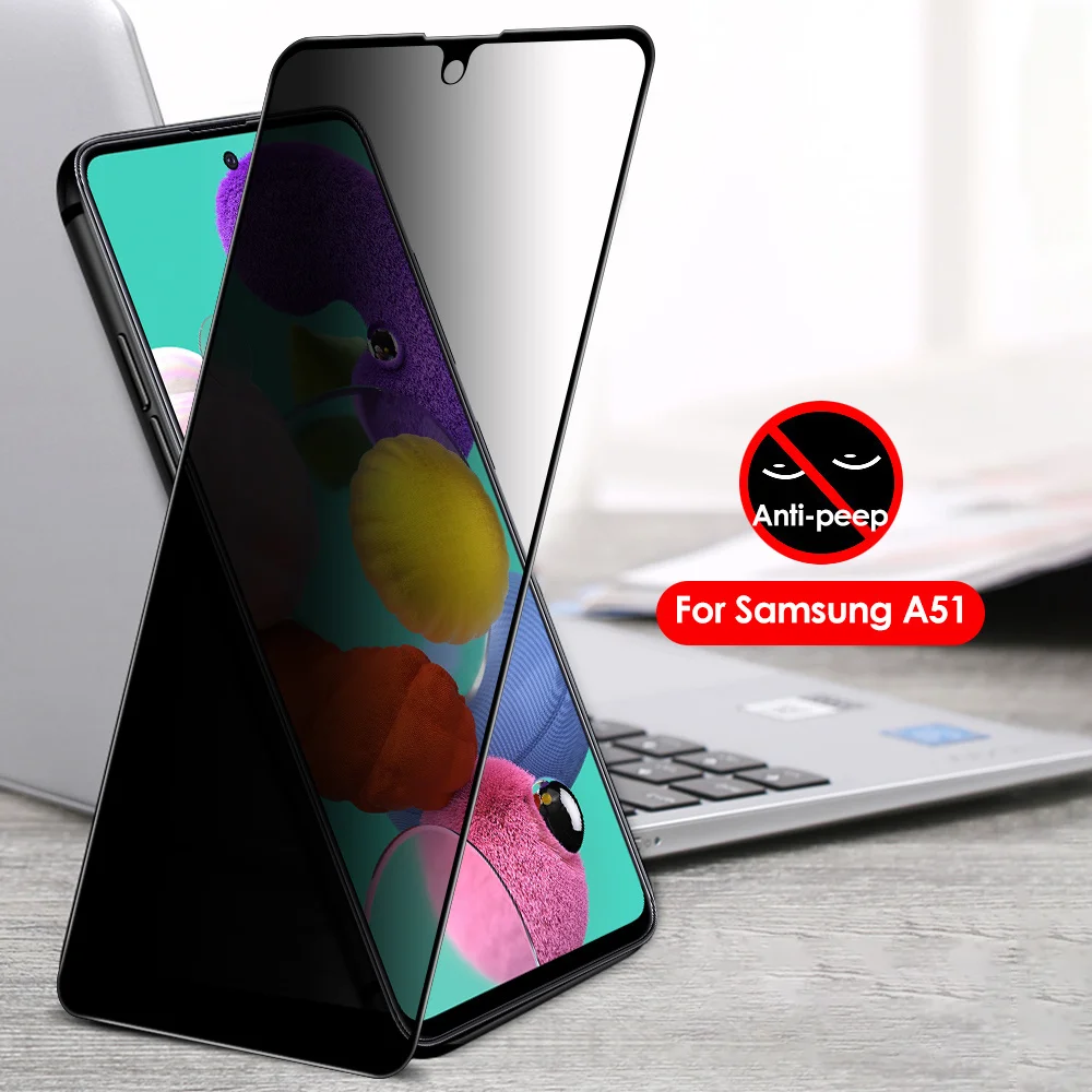 Фото Защитная пленка для экрана для OPPO A17 A16 A15 A95 A94 A93 A98 A97 A79 A78 A58 A77 A57 A74 A73 A54 A96 A55 A56 A83, антишпионское стекло №4