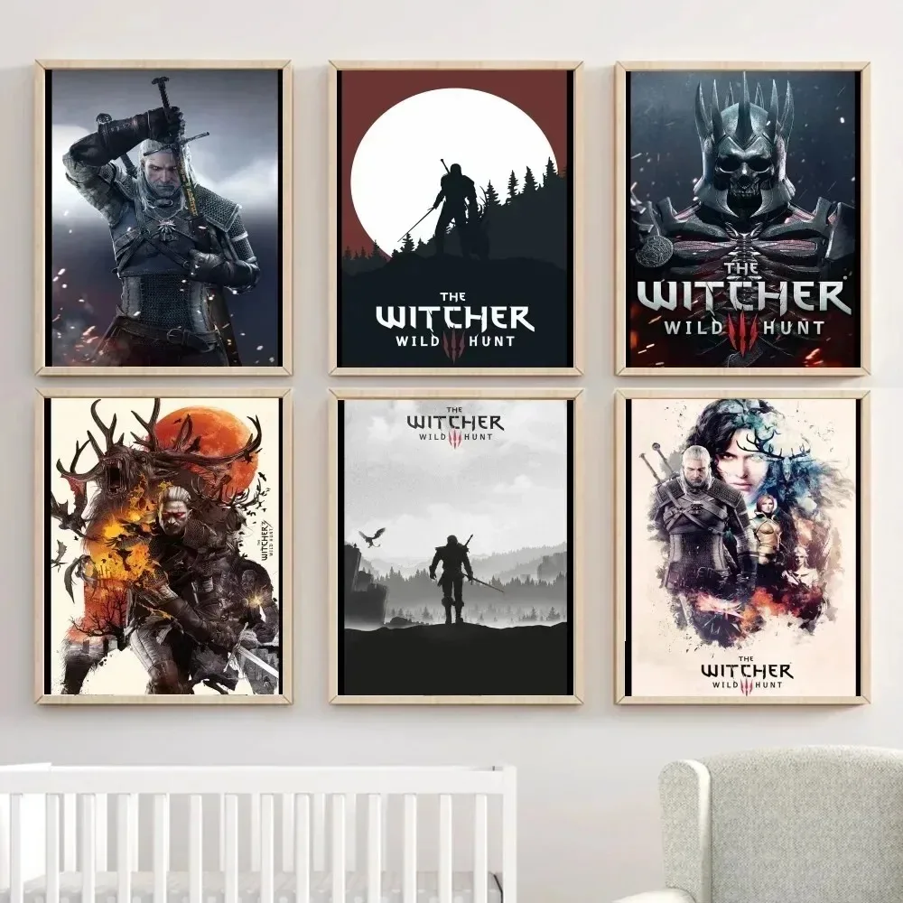 Фотообои W-Witcher 3 Вт-искусство на стену Декор для дома цифровой холст картина