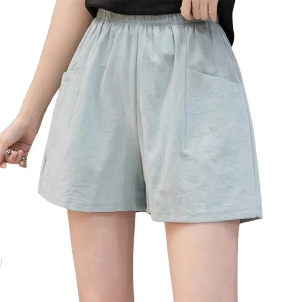 

Thin Girl Shorts Loose Fit Multicolors Elastic Waist Short Pants Sweat Absorbing Girl Shorts