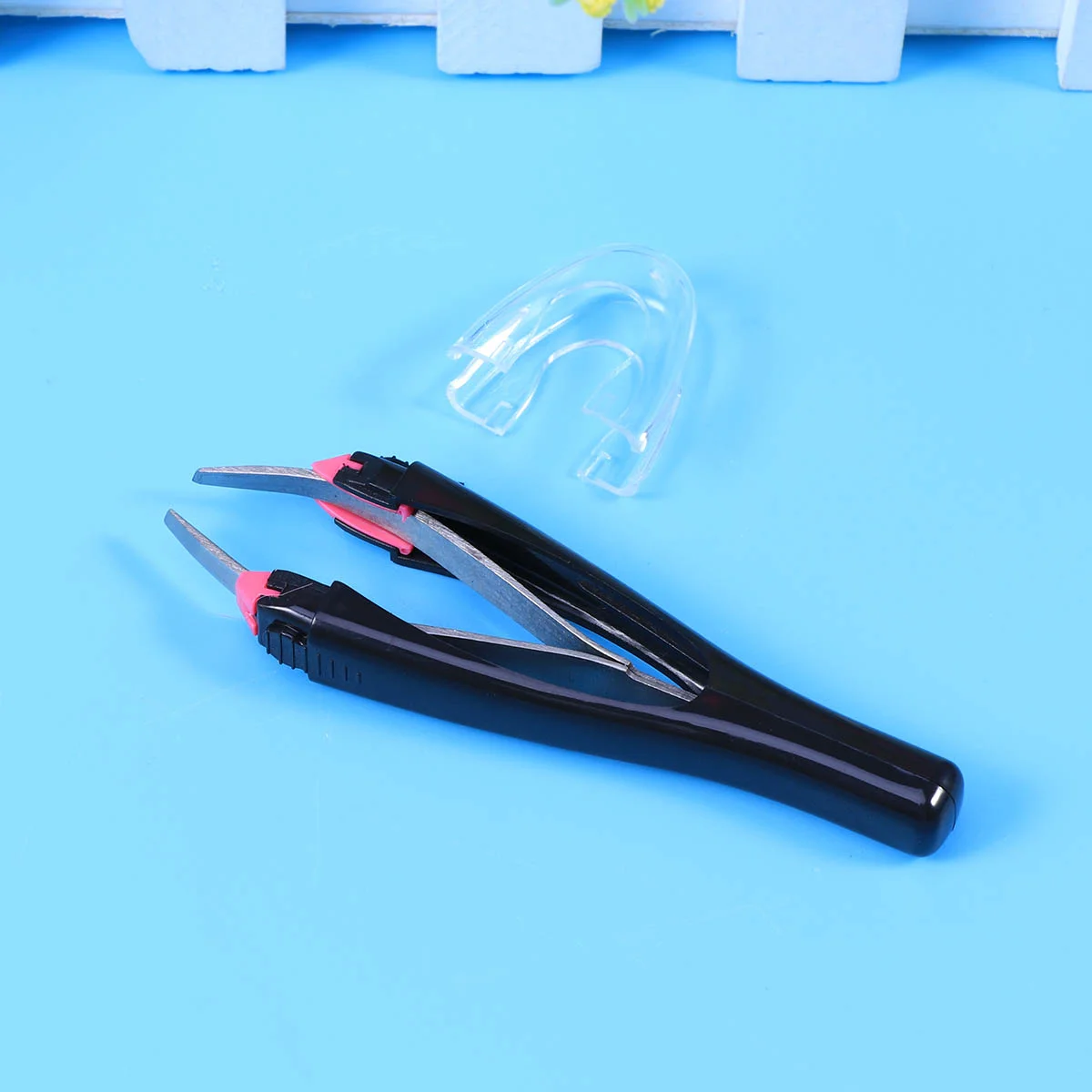 

Tweezer Eyebrow Precision Nose Needle Clamps Hair Slanted Clip Steel Pointed Stainless Set Eyebrows Plucking Professional