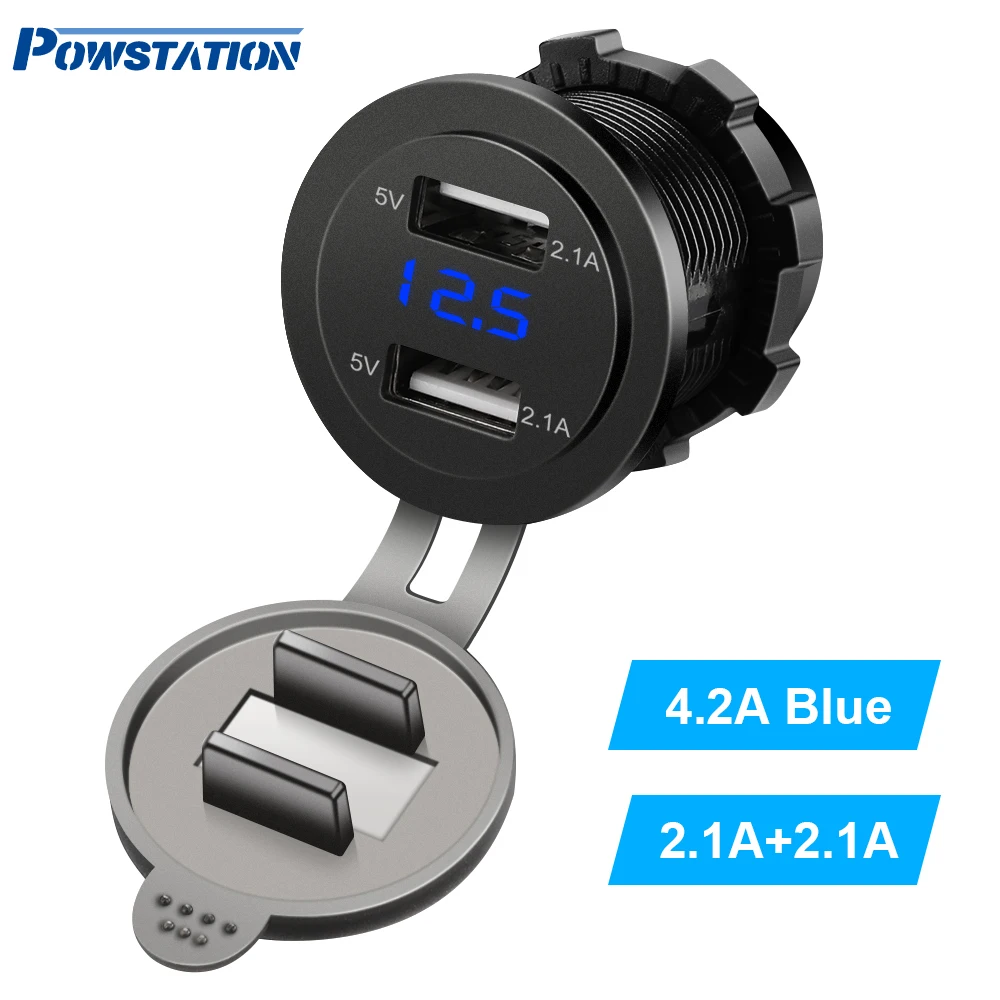 Прикуриватель Powstation с двумя Usb-портами а 24 В 12 |