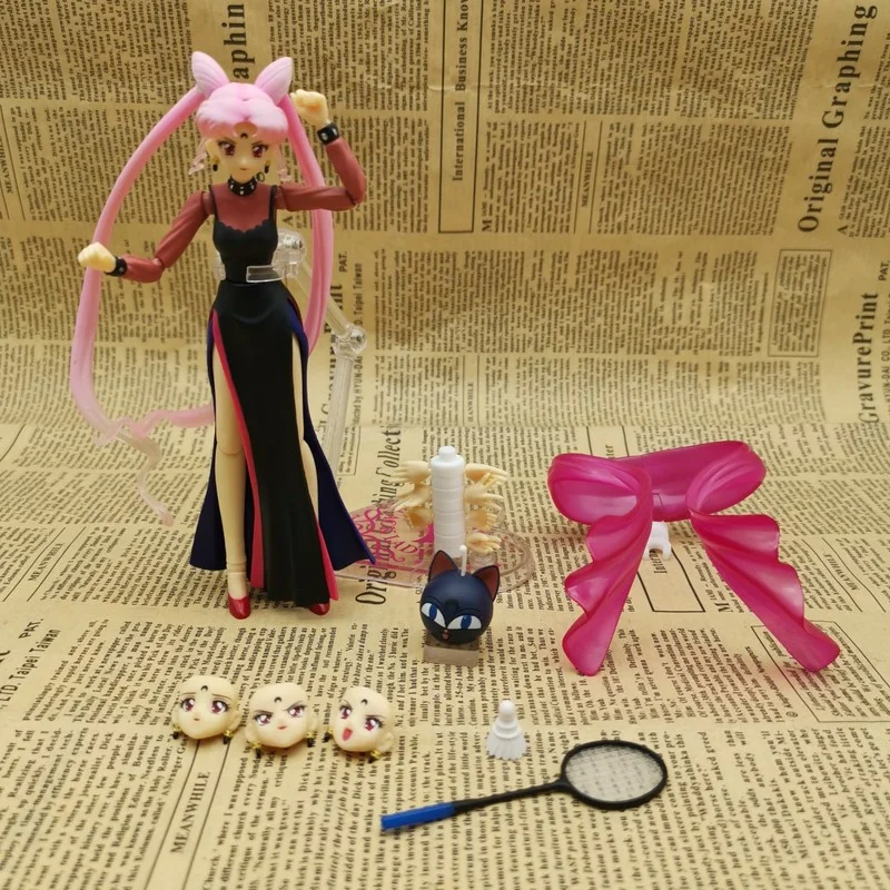 

Подлинная фигурка Сейлор Мун, фигурка Хино Рей, Tsukino Usagi, украшения для кукол, настольное украшение, подарок для детской коллекции