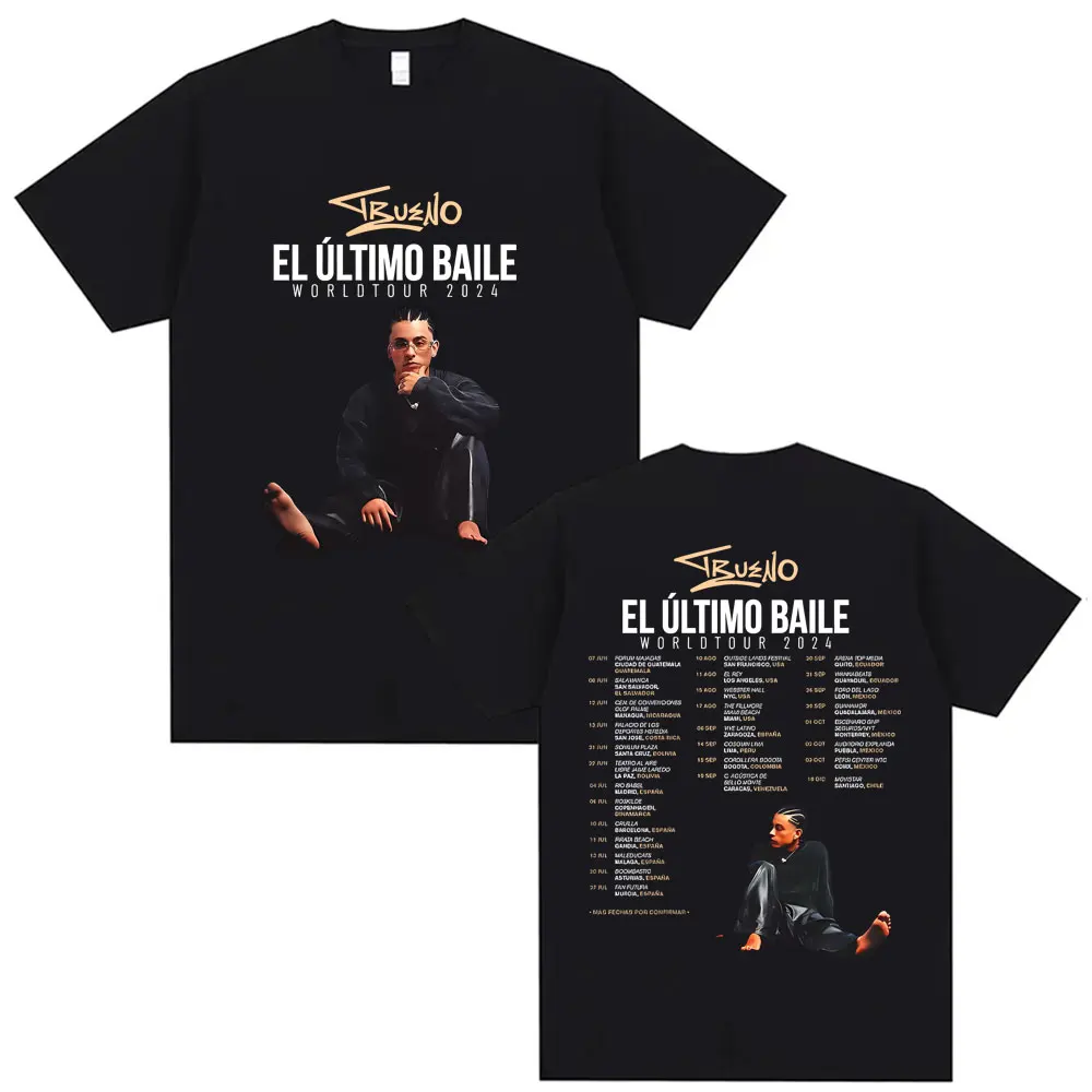 Рэпер Trueno El Ultimo Balie World Tour Merch Футболка Мужская Женская Панк Хип-Хоп Лидер продаж