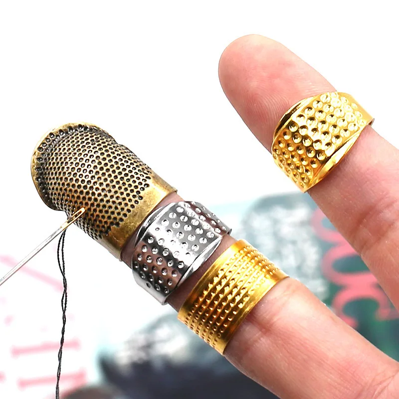 Регулируемая защита для пальцев антикварное кольцо наперсток иглы ручной работы