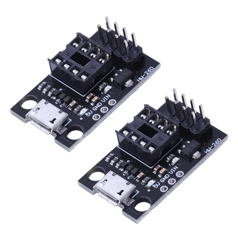 

2 х макетная плата программатора для Attiny13a/Attiny25/Attiny45/Attiny85