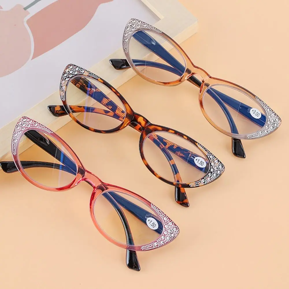 

Comfortable Diamond Eye Protection Vintage Presbyopic Eyewear Eyeglasses Reading Glasses Ultra Light Frame