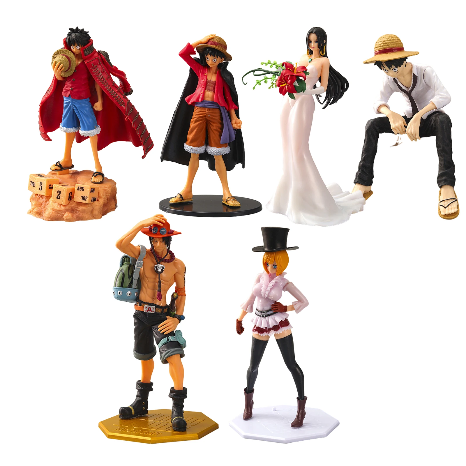 

23cm Boa Hancock Figurine Japan Anime Roronoa Zoro Ace Koala Luffy Action Figure PVC Model Collection Toys
