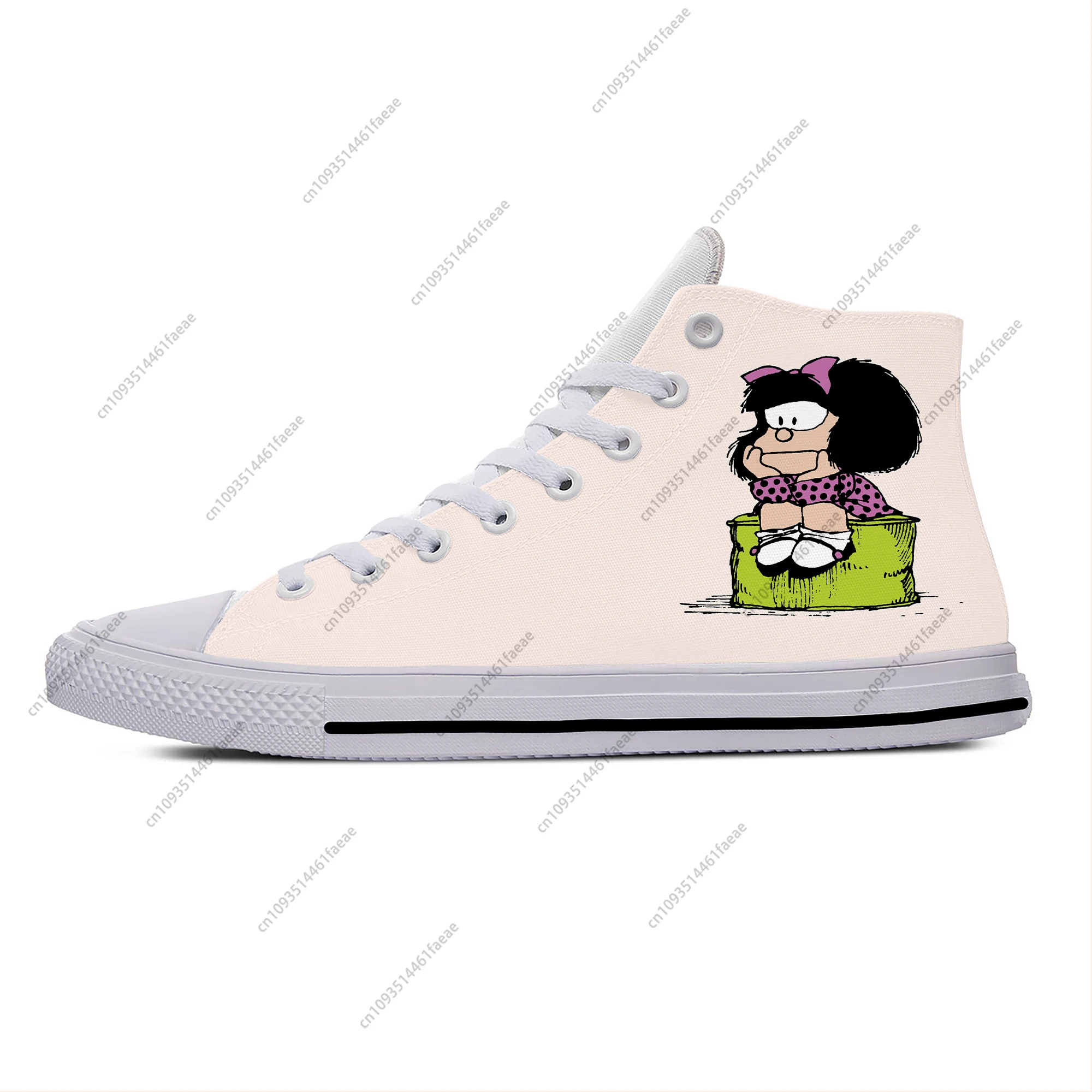 Аниме Манга мультфильм Мафальда забавные милые модные повседневные тканевые