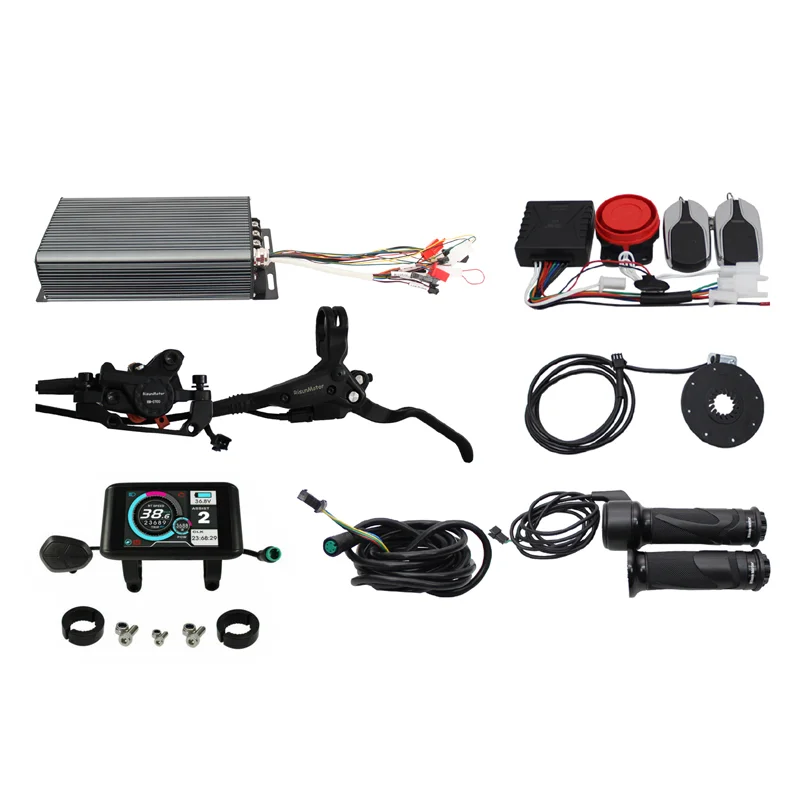 Мощный контроллер Sabvoton 48 в 60 в 72 в 80 А 2400 Вт-4000 Вт MQ, яркий дисплей для велосипедного двигателя QS 205 50H V3