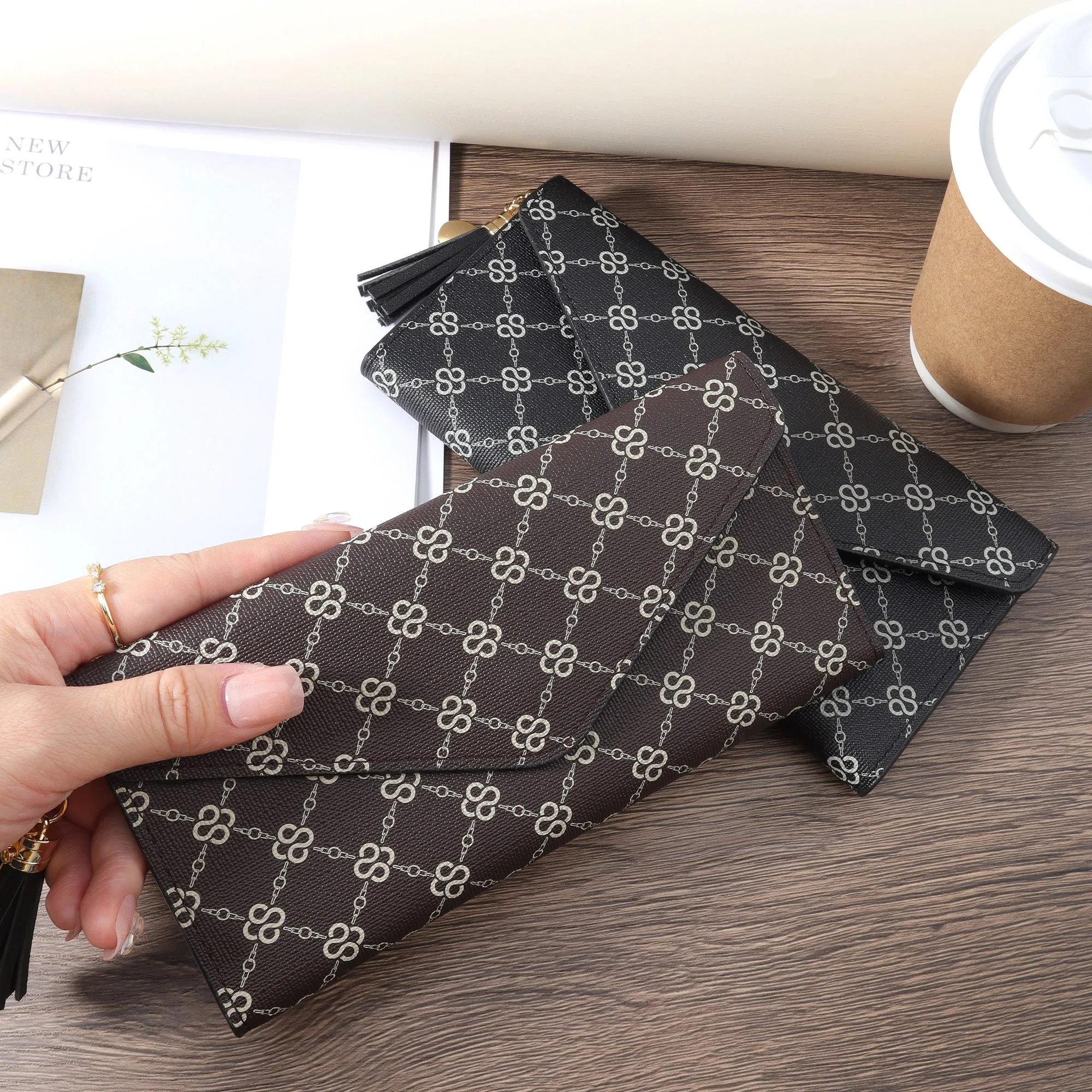 Элегантный Длинный Женский Кошелек