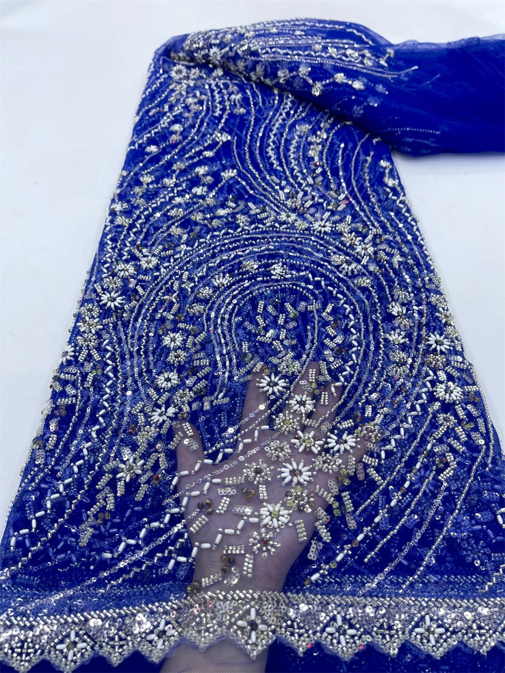 2024 новейшая африканская кружевная ткань высокого качества ткани по метрам