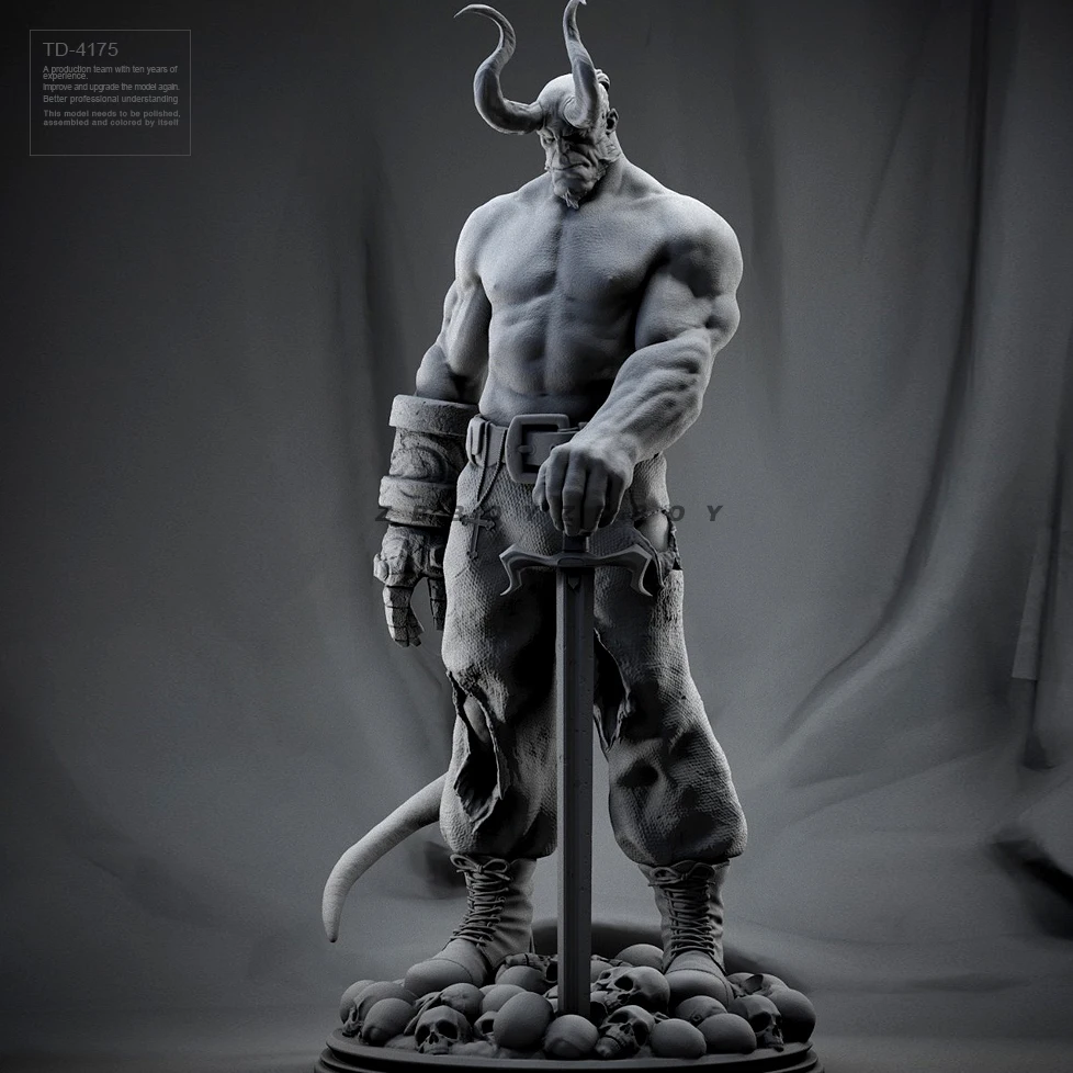 

50MM 75MM Resin model kits figure colorless and self-assembled（3D Printing ）TD-4175