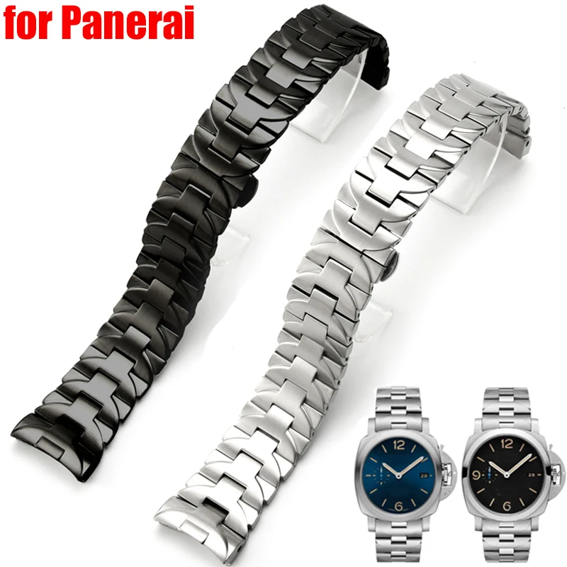 

Ремешок металлический для Panerai PAM441 111 382 PAM01316, 24 мм