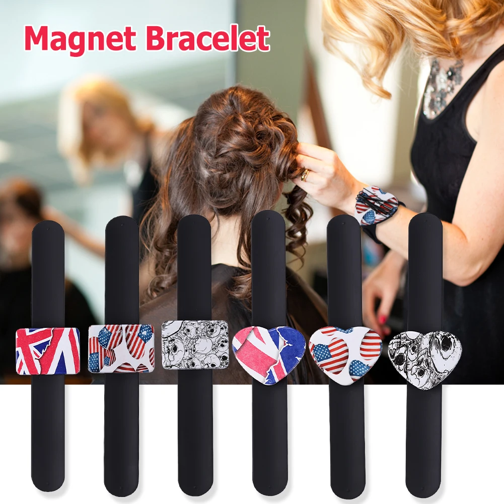 

Magnetic Bracelet Wrist Band Strap Belt Hairpins Hair Clip Holder Hairdressing Styling Tools Salon Barber Hair Accessories