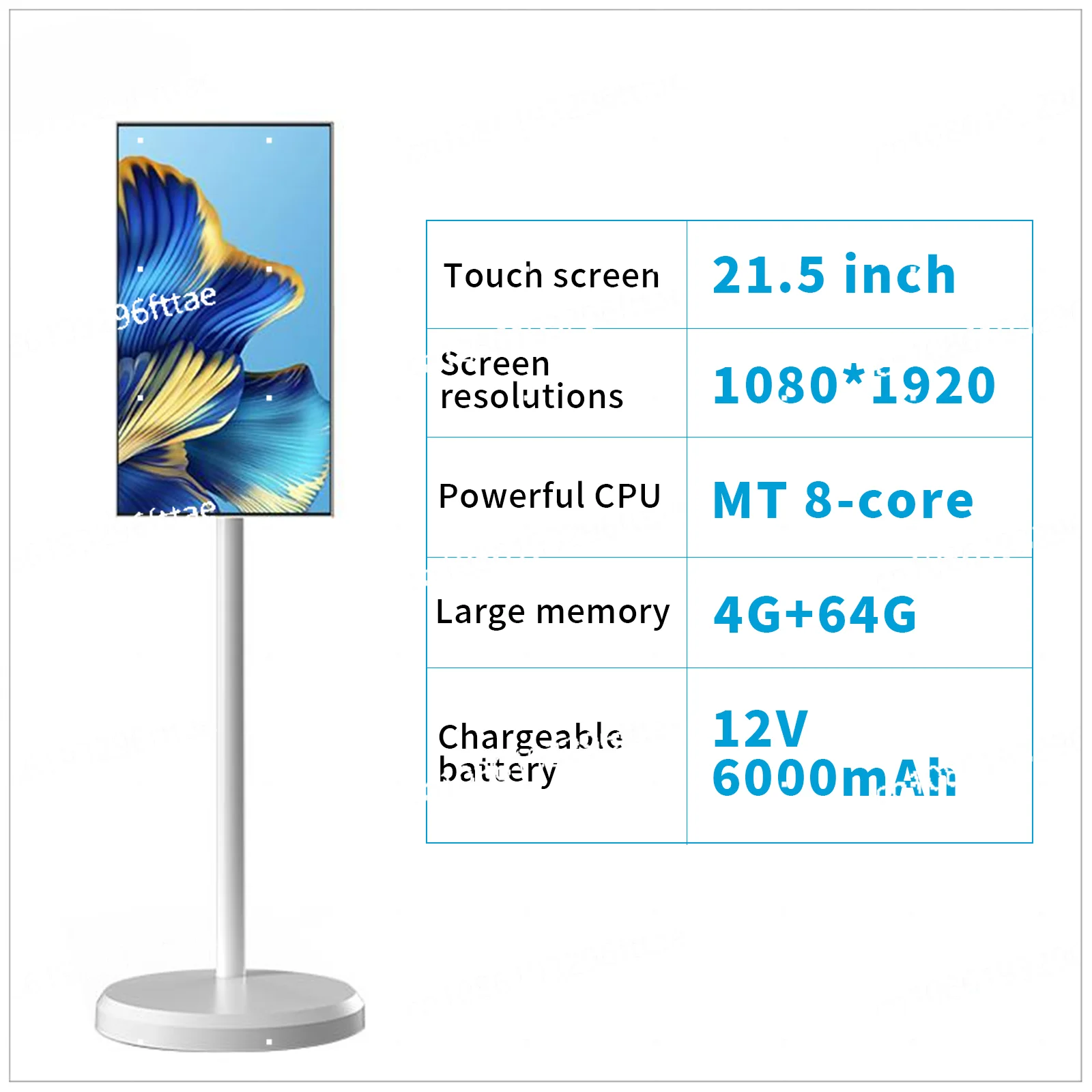 Горячие продукты 22-дюймовый интеллектуальный интерактивный экран Android12