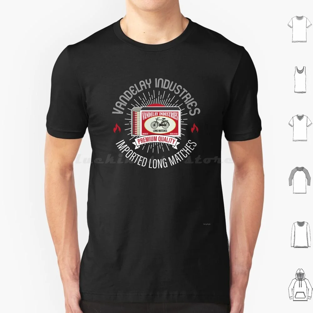 Фото Футболка Vandelay Industries с длинными спичками, хлопковая футболка для мужчин и женщин, сделай сам, принт Seinfeld, Vandelay Industries, Джордж Элейна, Бенс, забавные №1