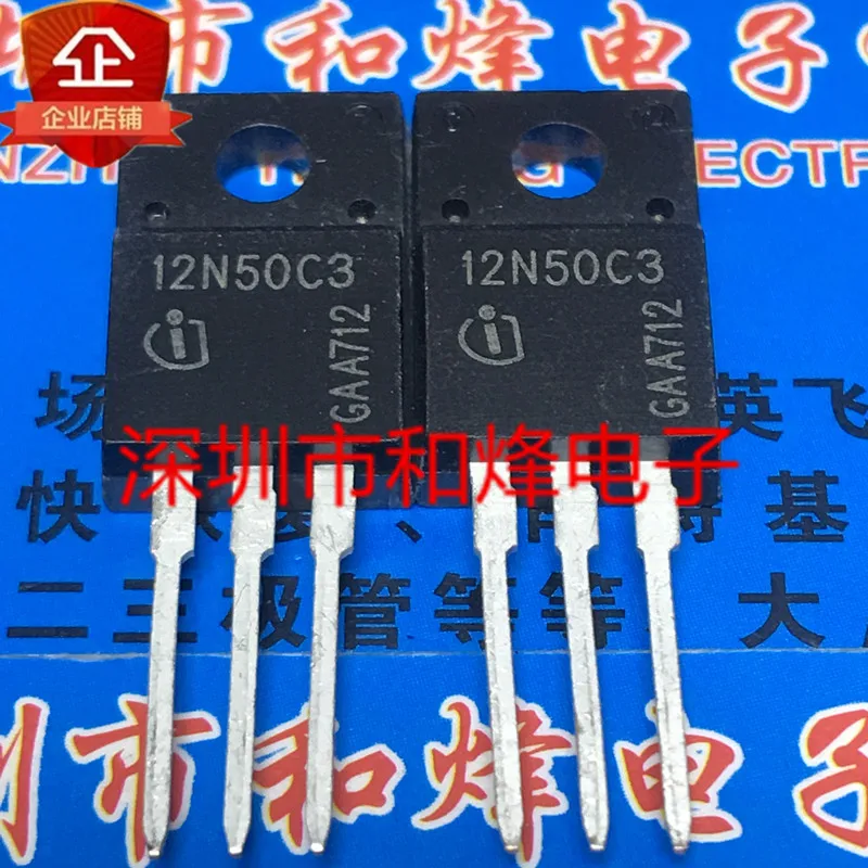 

30pcs original new SPA12N50C3 12N50C3TO-220F 500V 12A