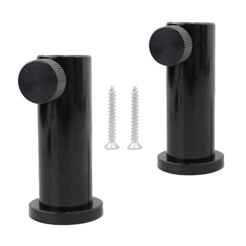 

2Pcs Carp Fishin Bank Stick Stage Stand With Screws For Fishing Tackle Aluminium Alloy Fishing Pole Socket